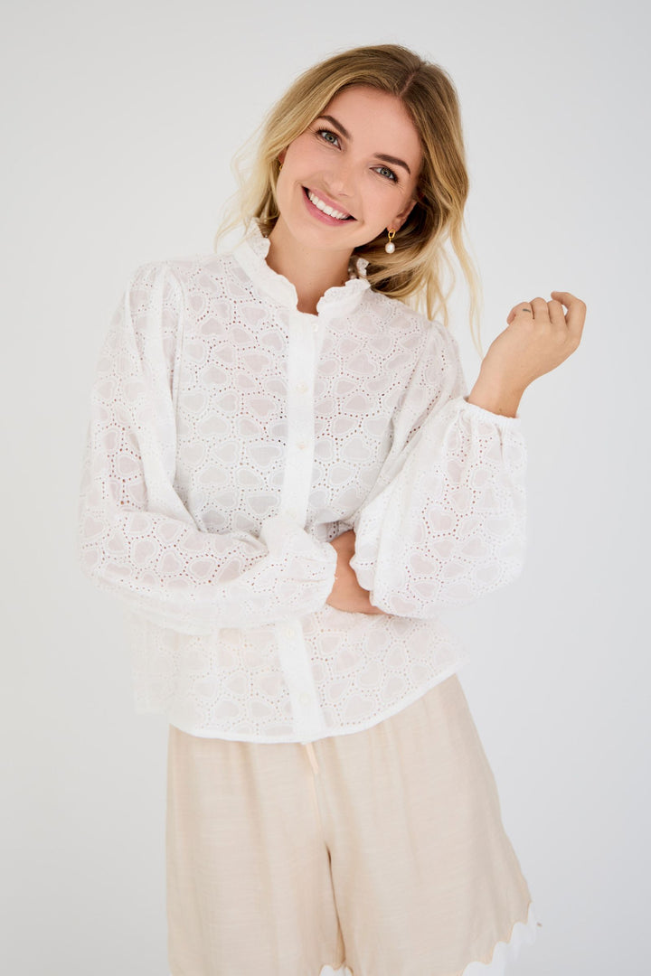 A-VIEW Karla Shirt White