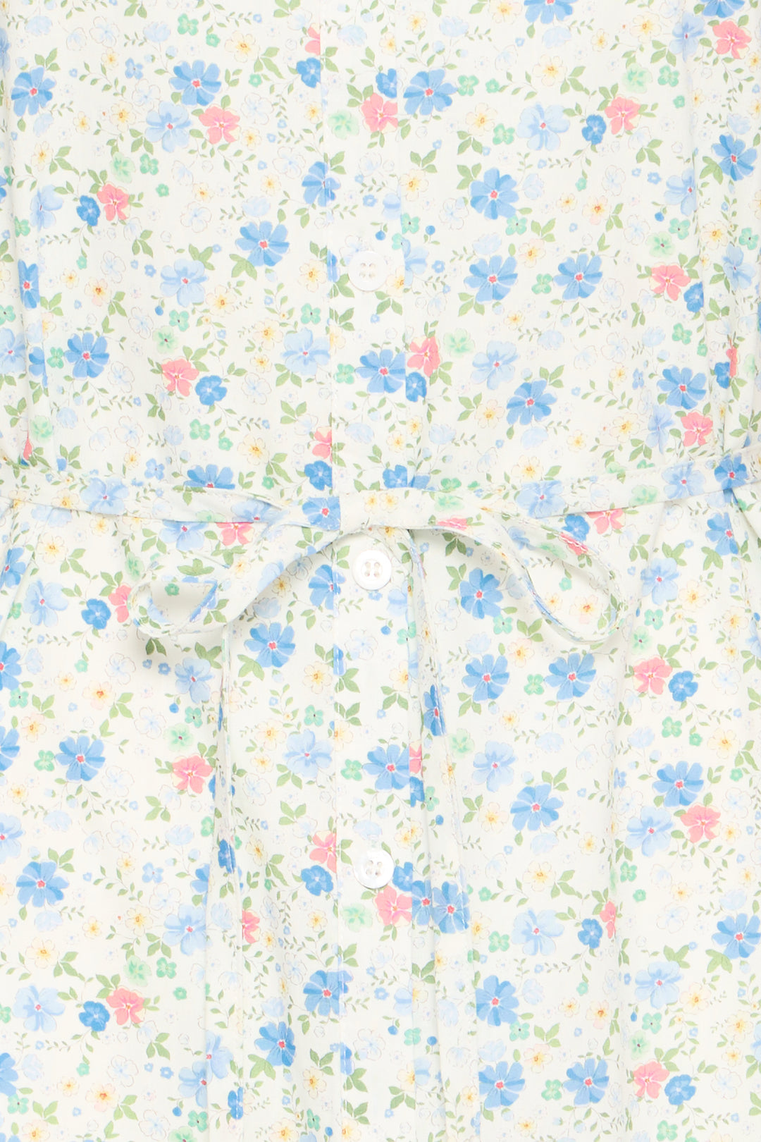 ICHI IHxasdis DR Cashmere Blue Flowers