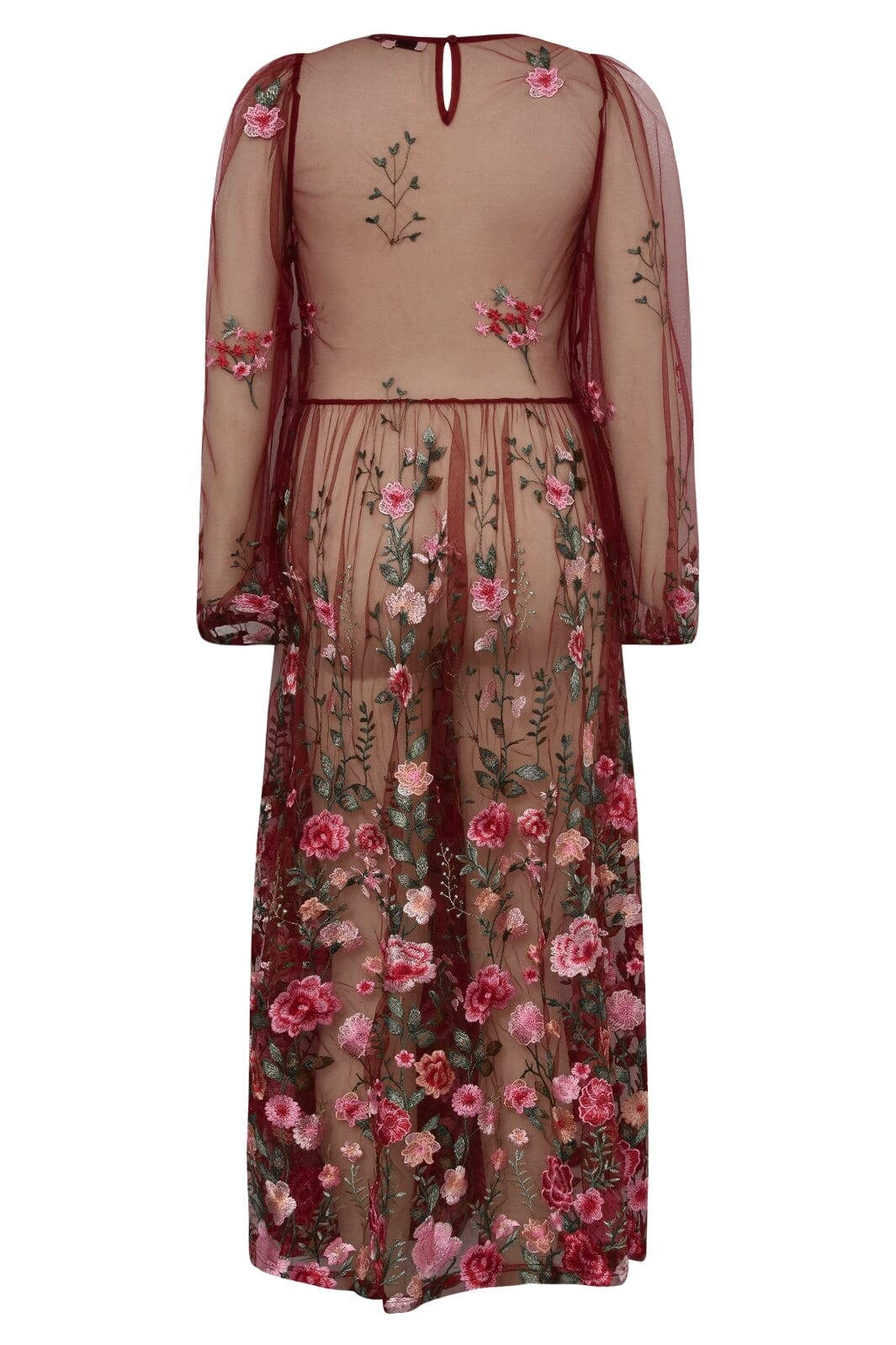 A-VIEW Fuschia Dress Bordeaux/rose