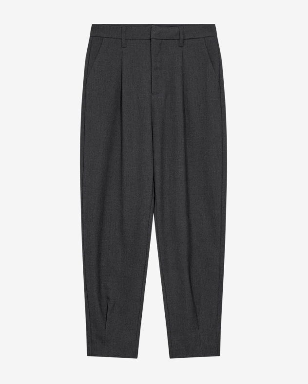 COPENHAGEN MUSE Tailor-Pants Grey Melange