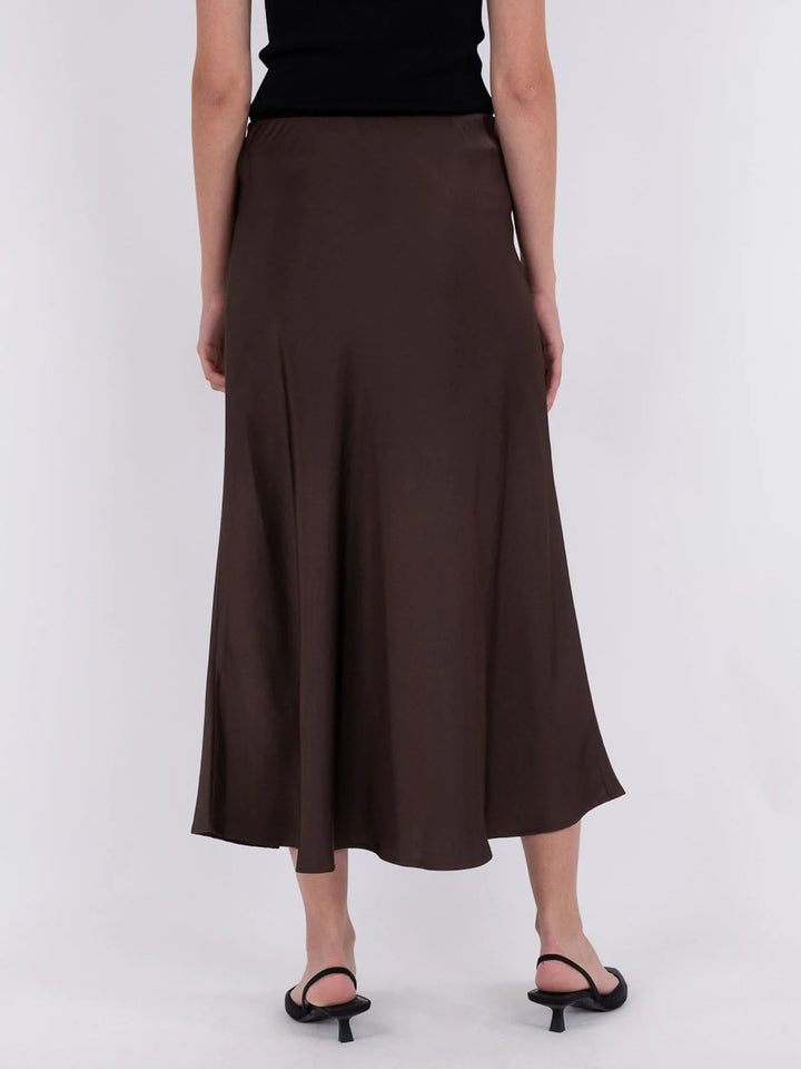 NEO NOIR Bovary Skirt Dark Brown