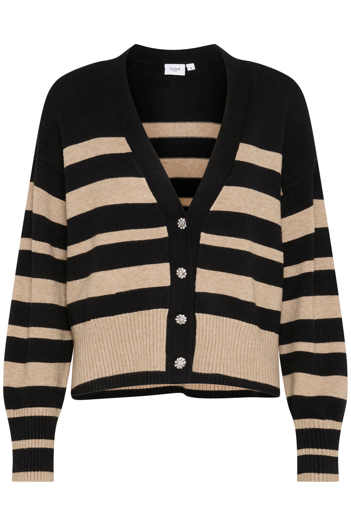 SAINT TROPEZ InetteSZ Cardigan Black