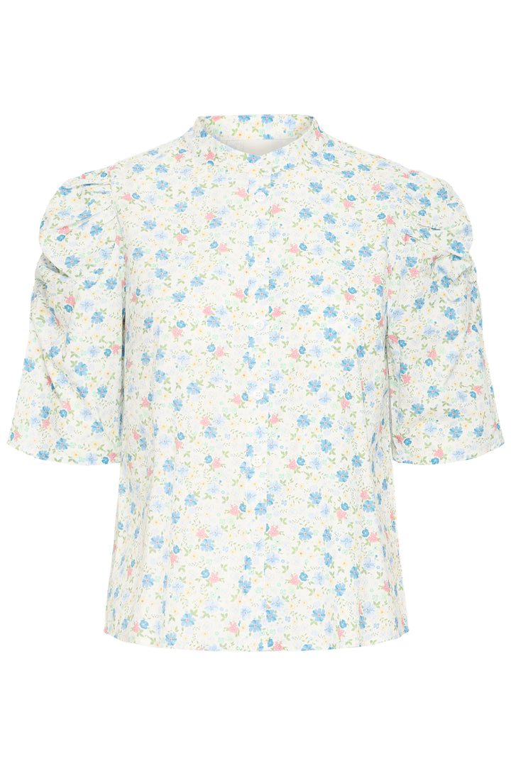 ICHI IHxasdis MS Cashmere Blue Flowers