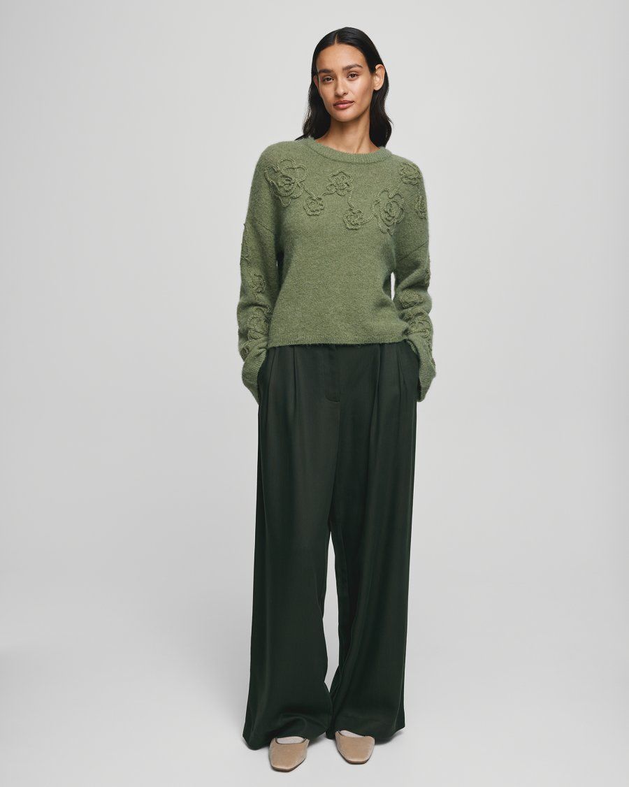 MSCH COPENHAGEN MSCHMiabelle Hope Pullover Olivine/Flower