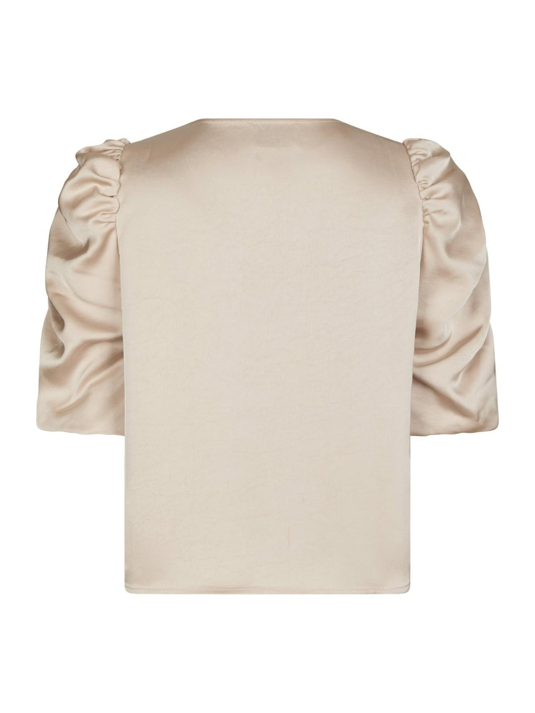 NEO NOIR Elba Heavy Sateen Blouse Champagne