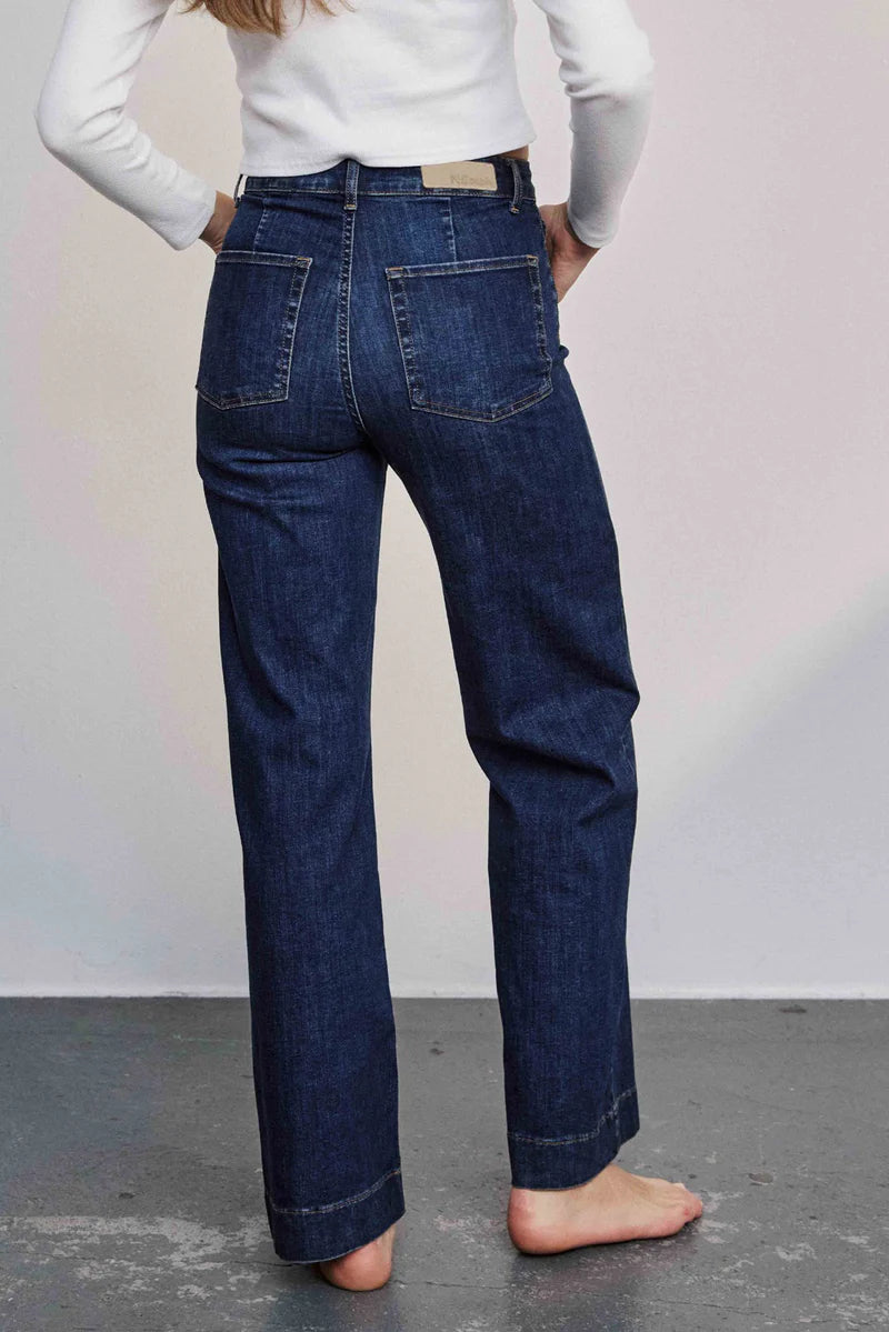 NÜMPH Nuparis Jeans Long Dark Blue