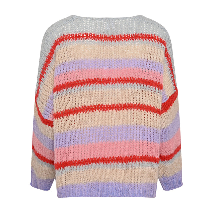 NOELLA Kariann Knit Claire Berry Stripe