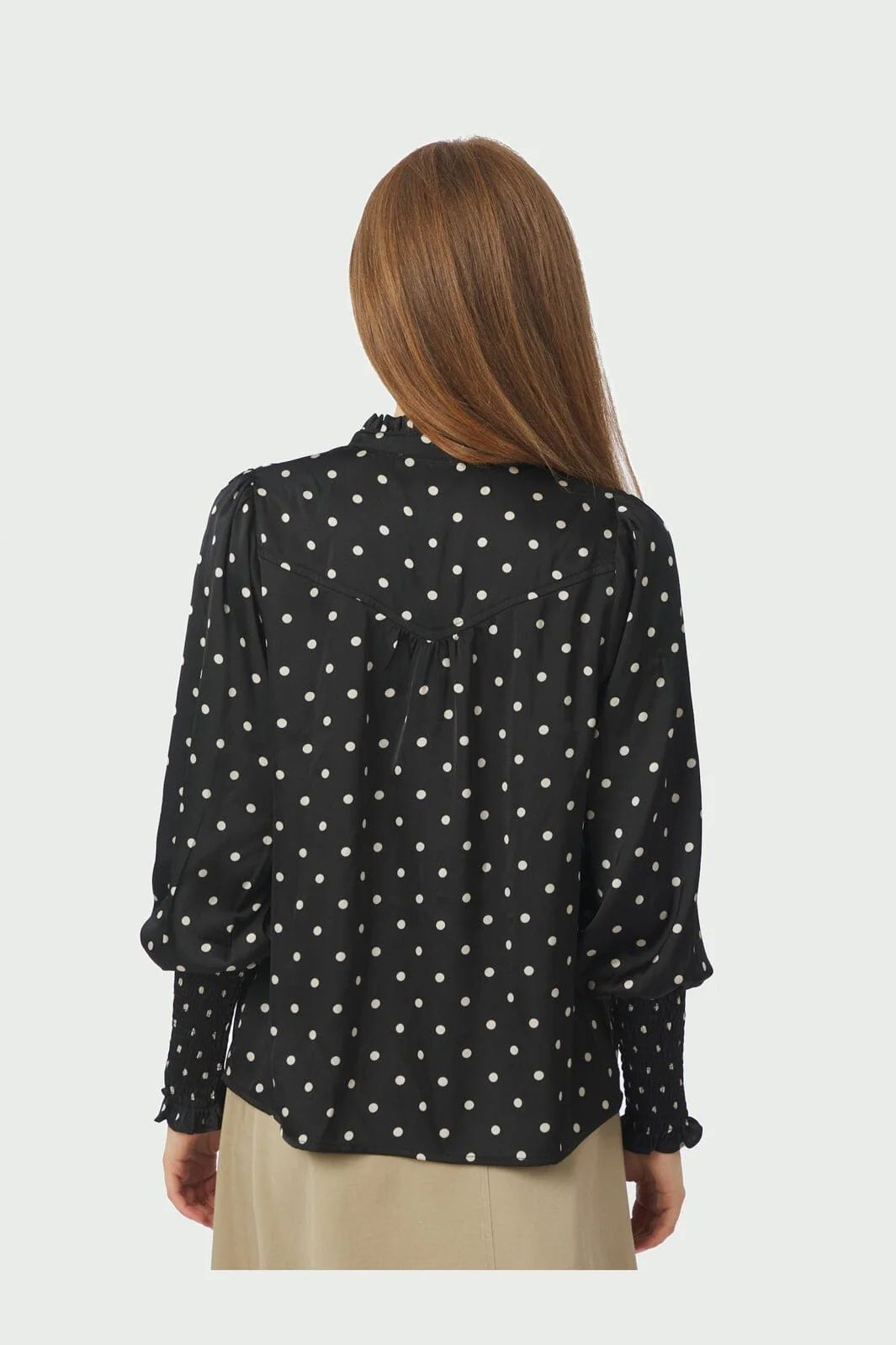 NEO NOIR Camisa Dot Blouse Black