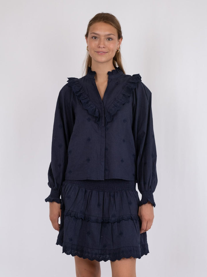 NEO NOIR Degas Blouse Navy