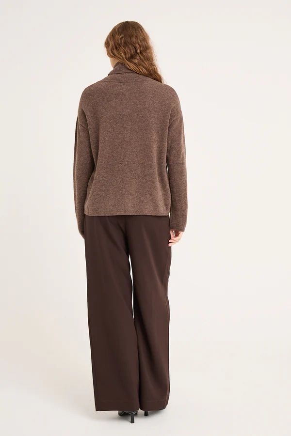 A-VIEW Merino Knit Rollneck Brown