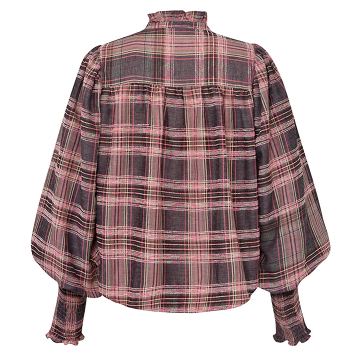 GOSSIA MijaGO Blouse Pink Check Mix