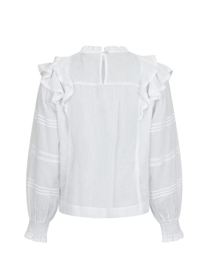 NEO NOIR Simkie S Voile Blouse White