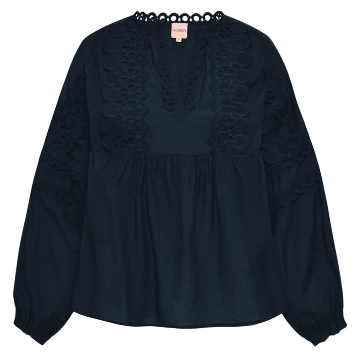 GOSSIA KaiaGO Lace Blouse Dark Navy