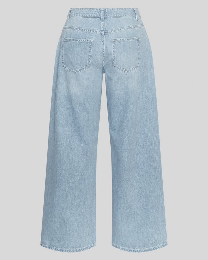 MSCH COPENHAGEN Ingrid Lis HW Wide Jeans Light Blue Wash