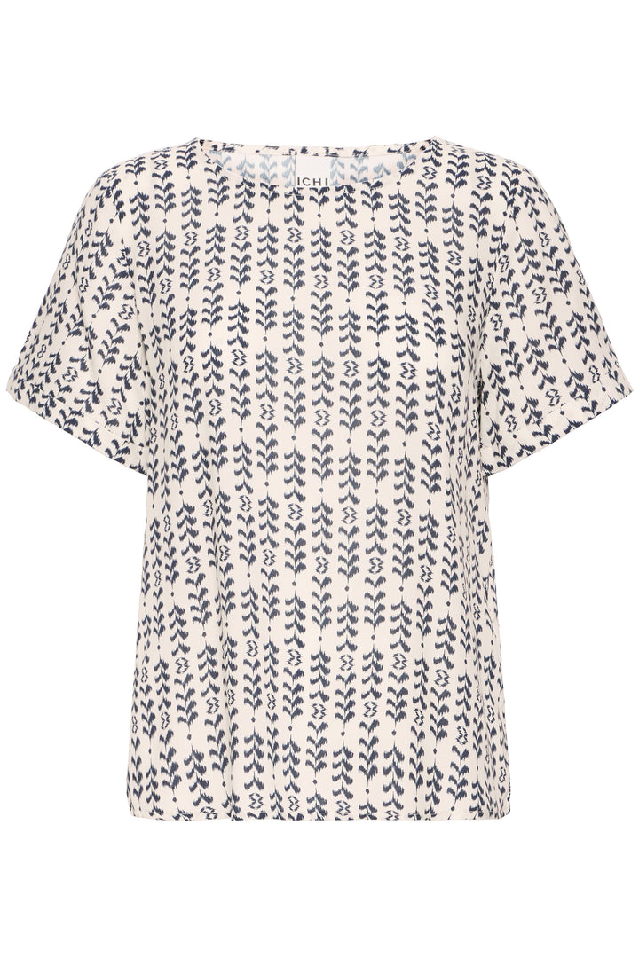 ICHI IHvera SS25 Birch Ikat Stripe