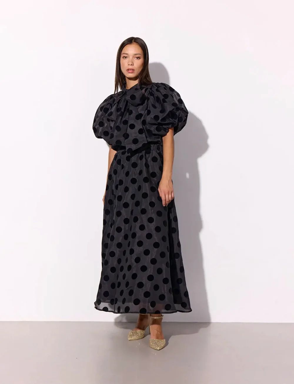 HUNKQN Bobby Shirt Black W/Dots