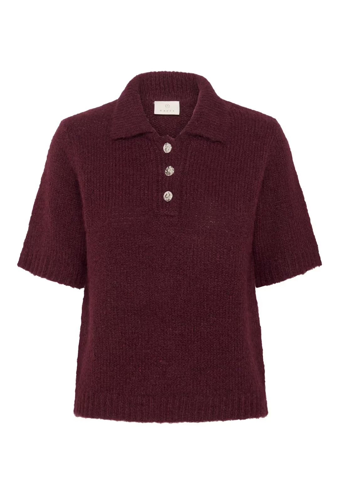 KAFFE KAemilie Polo Pullover Windsor Wine