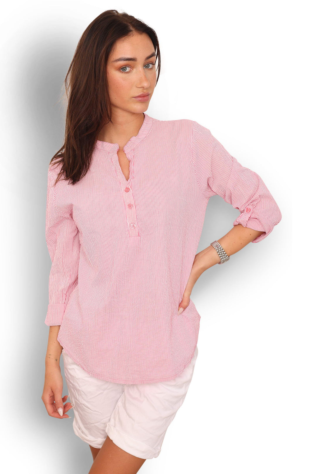 COPENHAGEN LUXE Shirt 1149 Pink Stripes