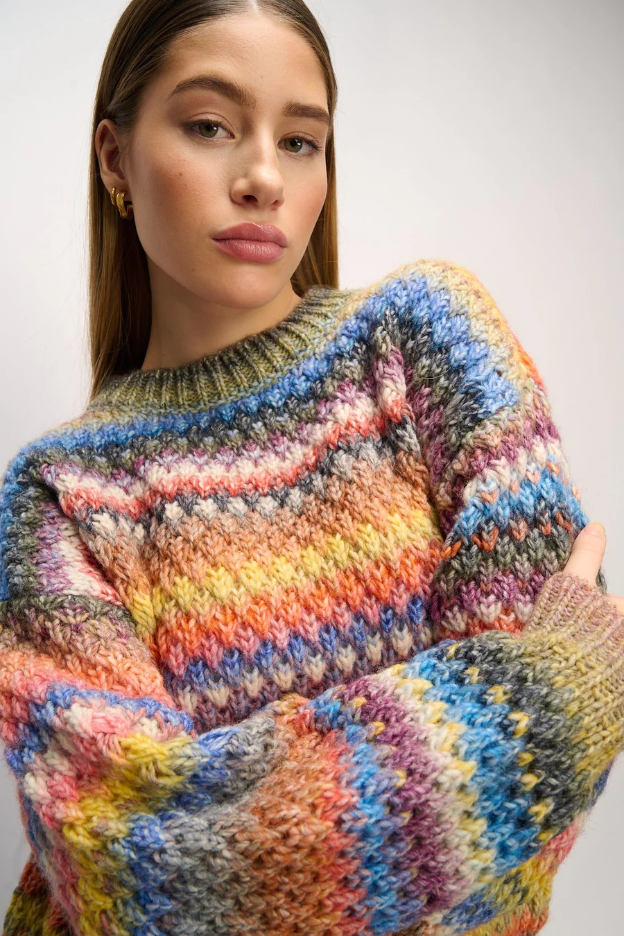 Noella Gio Knit Sweater Multi Mix