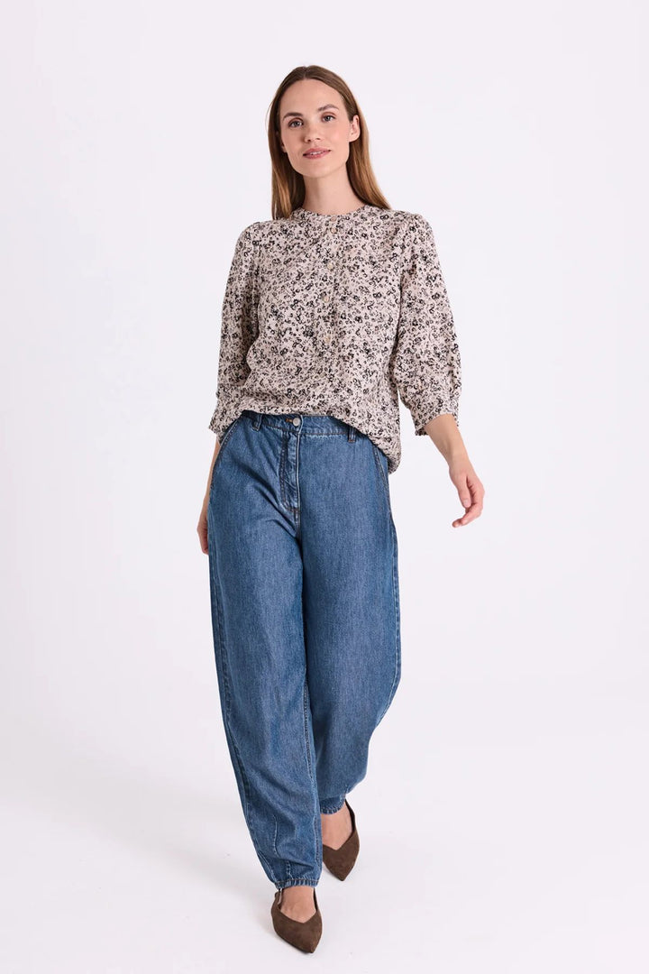 FREEQUENT FQMilo-Pants Medium Blue Denim