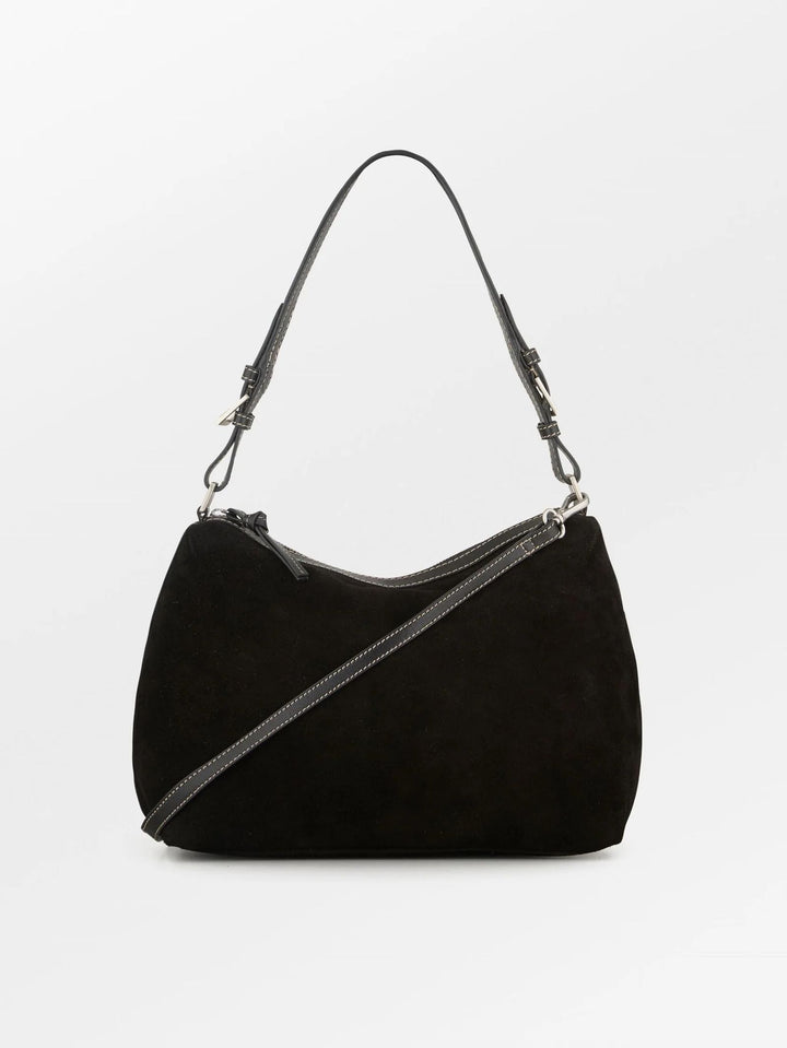 BECKSÖNDERGAARD Suede Ginni Medi Bag Black