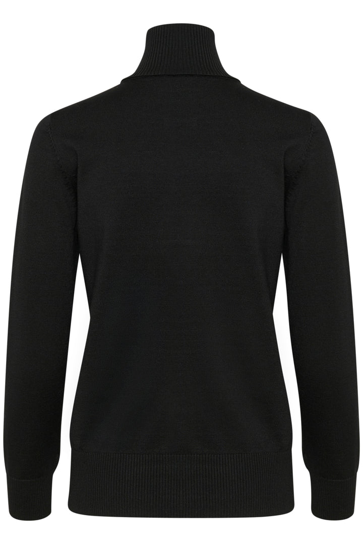 SAINT TROPEZ MilaSZ Rollneck Pullover Black