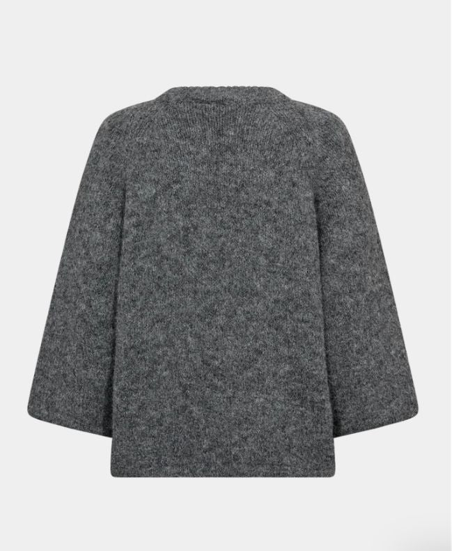 FREE/QUENT FQGrslulu-Pullover Dark Grey Melange
