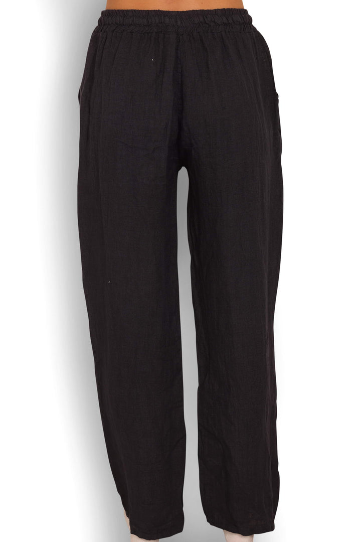 COPENHAGEN LUXE Linen Pants Black