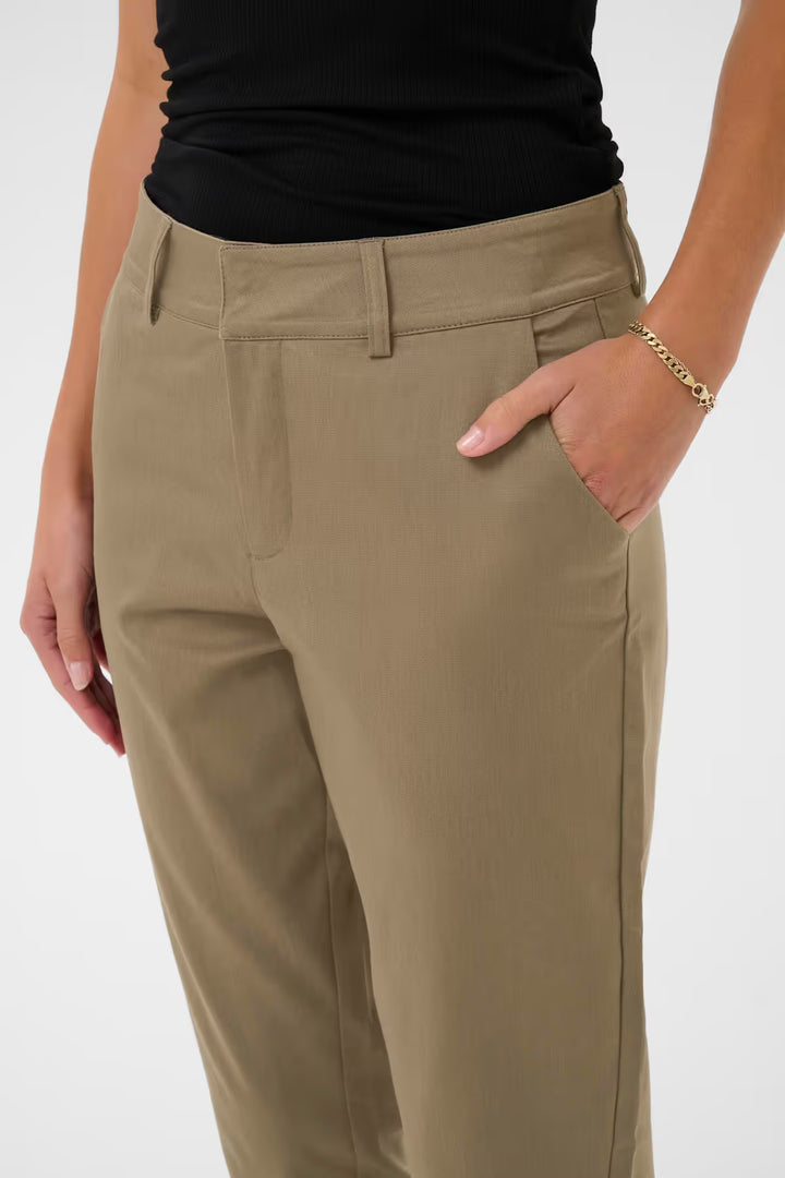 KAFFE KAlea Chino Pant Morel