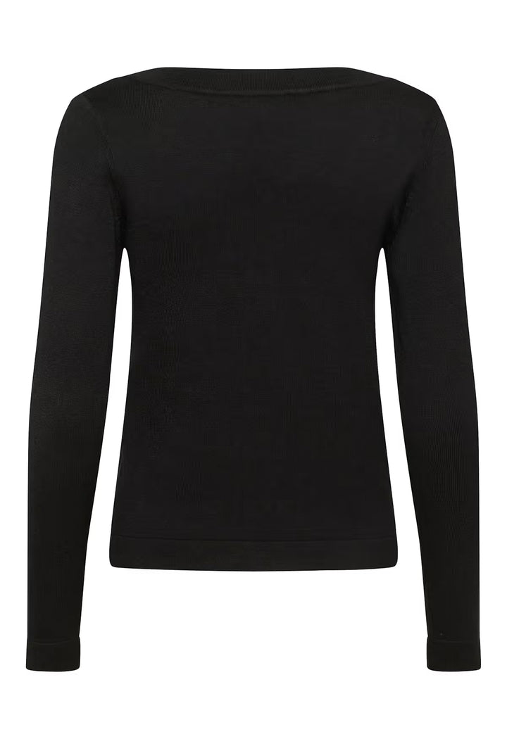 KAFFE KAlizza Knit Pullover Black Deep