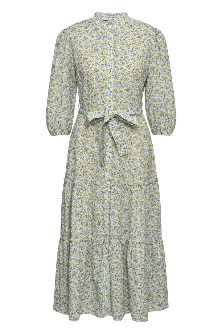 A-VIEW Kate Long Dress Blue/Green