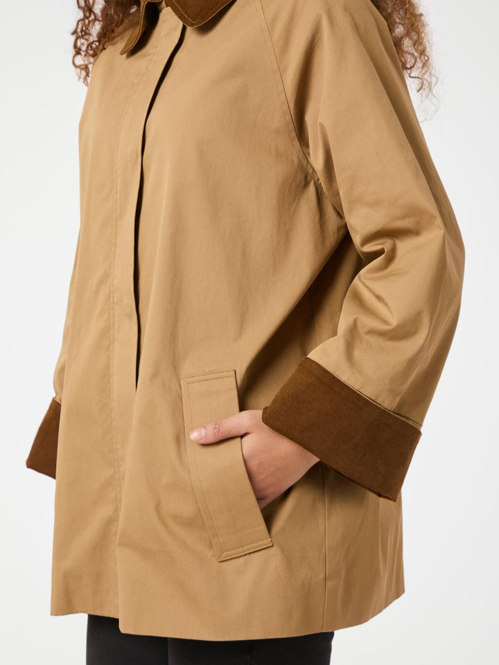 NEO NOIR Anastacia Cord Jacket Dark Tan