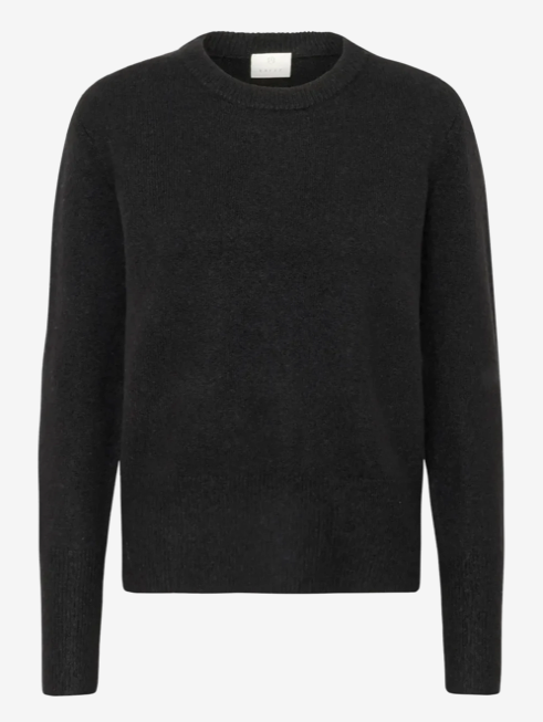 KAFFE KAniel Crew Neck Pullover Black Deep