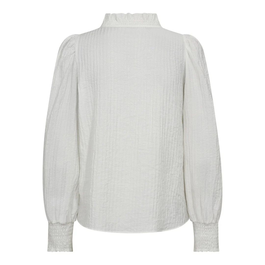 CO´COUTURE ShinaCC V-Blouse Off White