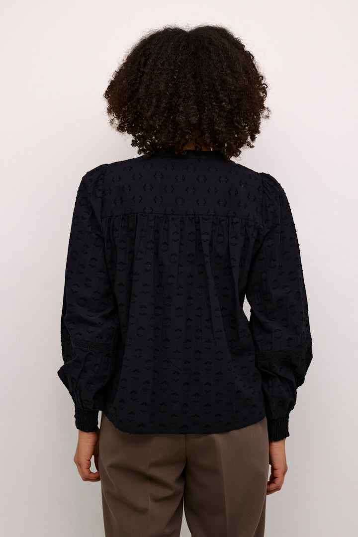 KAFFE KAenya Blouse Black Deep