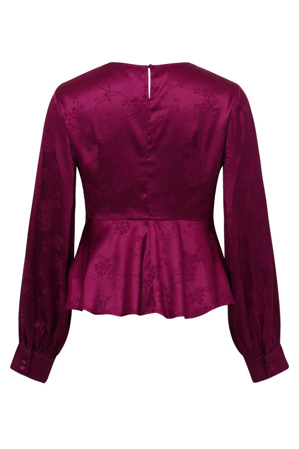 A-VIEW Camino Blouse Cabernet