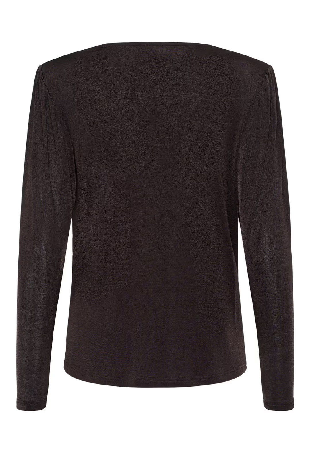 KAFFE KAgina Jersey Blouse Black Coffee