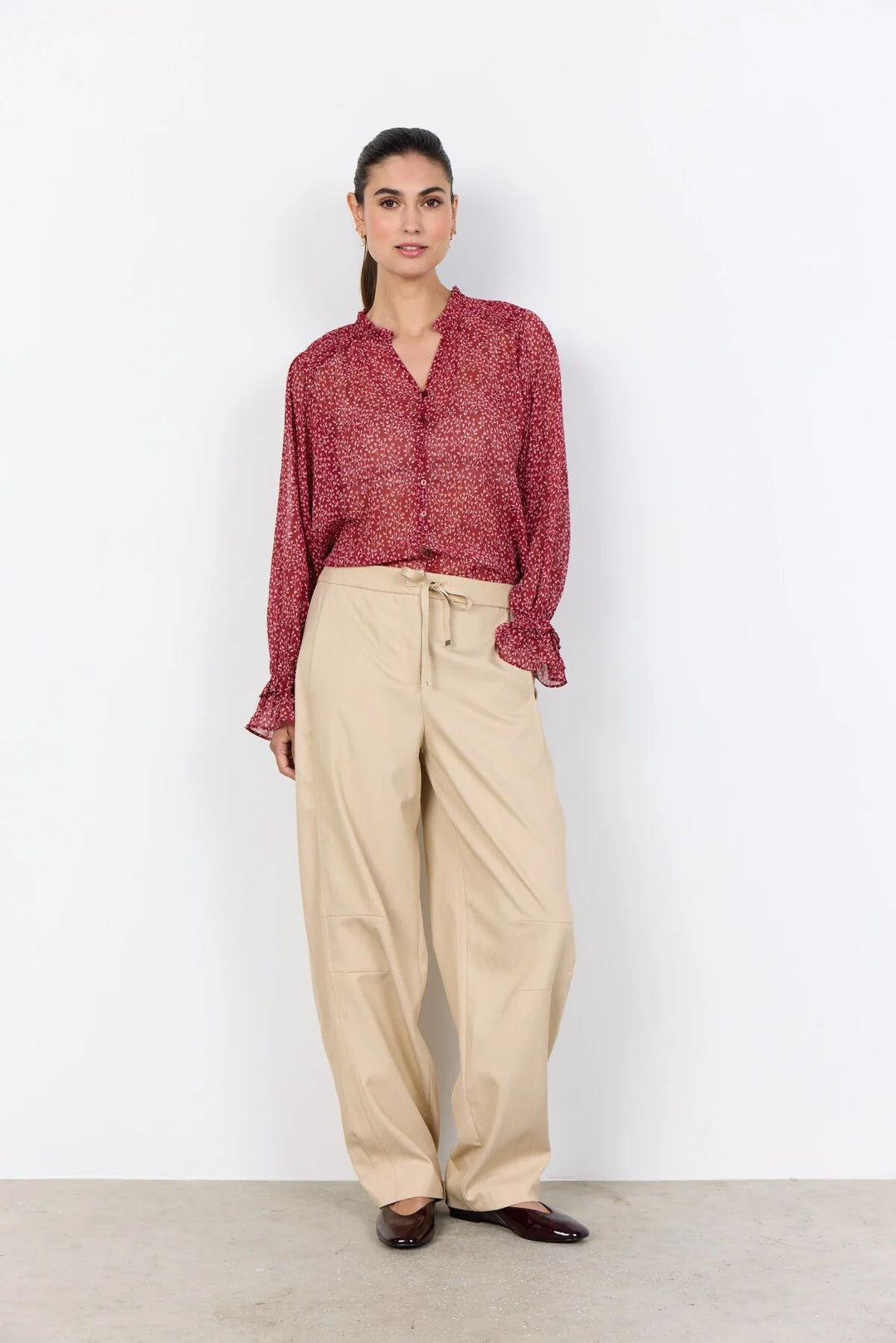 SOYACONCEPT SC-Bebbie 2 Ruby Red Blouse