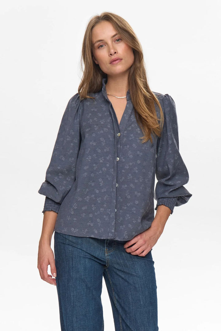 NÜMPH NUCILA Shirt Medium Blue Denim
