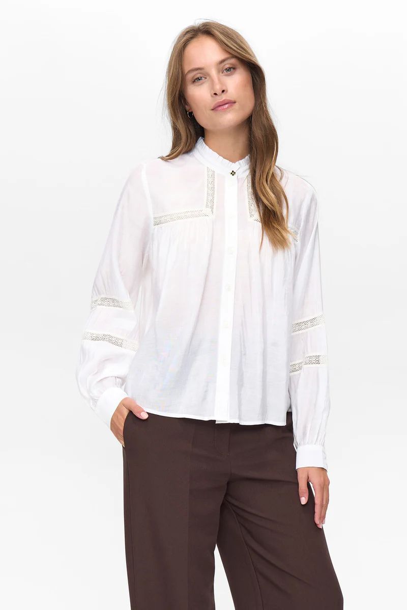 NÜMPH NURIKA SHIRT Bright White