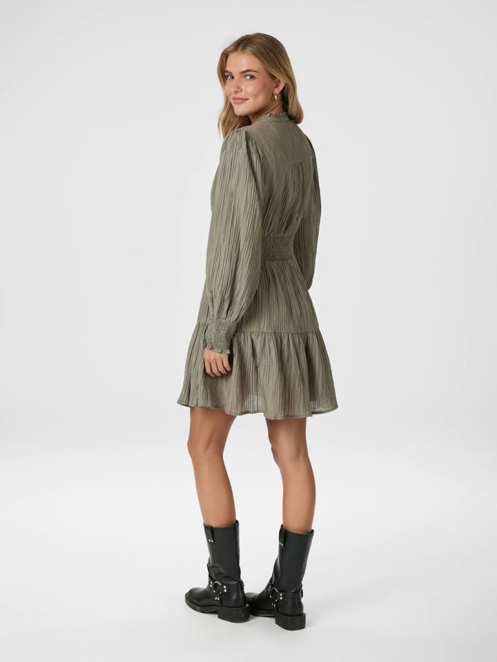 NEO NOIR Malti Crepe Dress Smoke Green