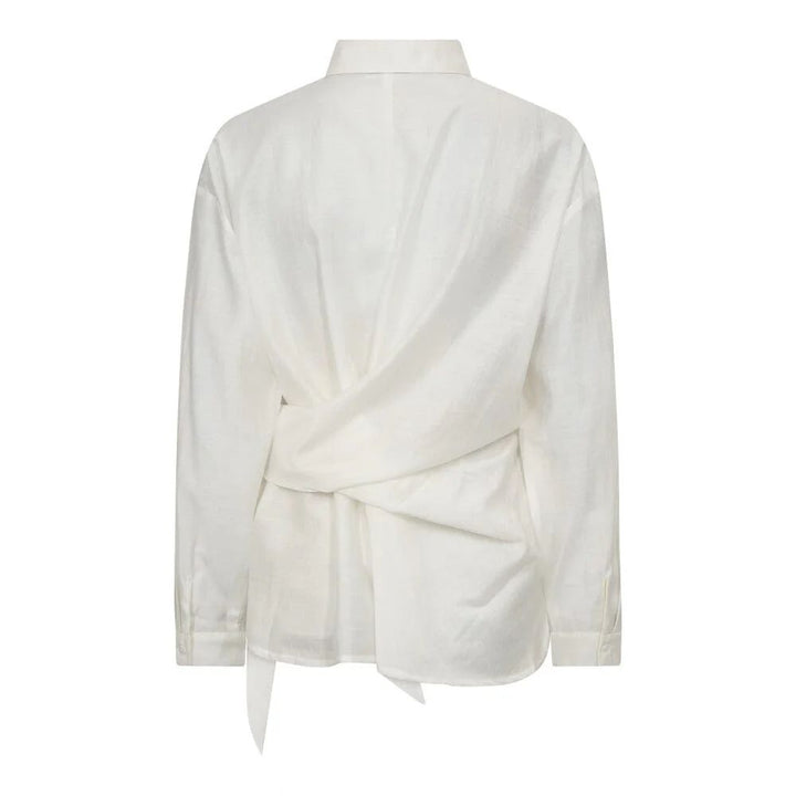 CO´COUTURE IdinaCC Tie Shirt Off-White