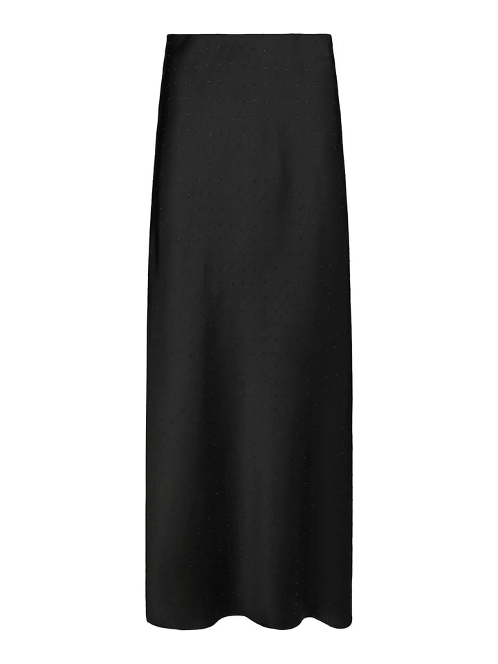 NEO NOIR Viso Heavy Sateen Bedaz Skirt Black
