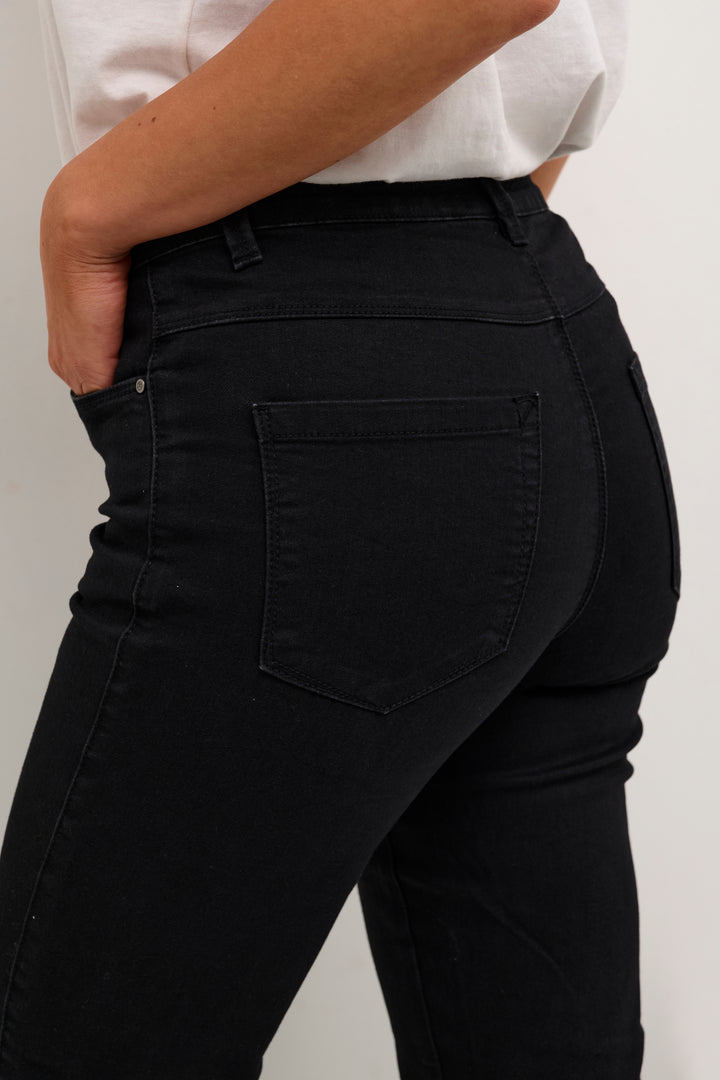 KAFFE KAvicky Straight Jeans Black Deep