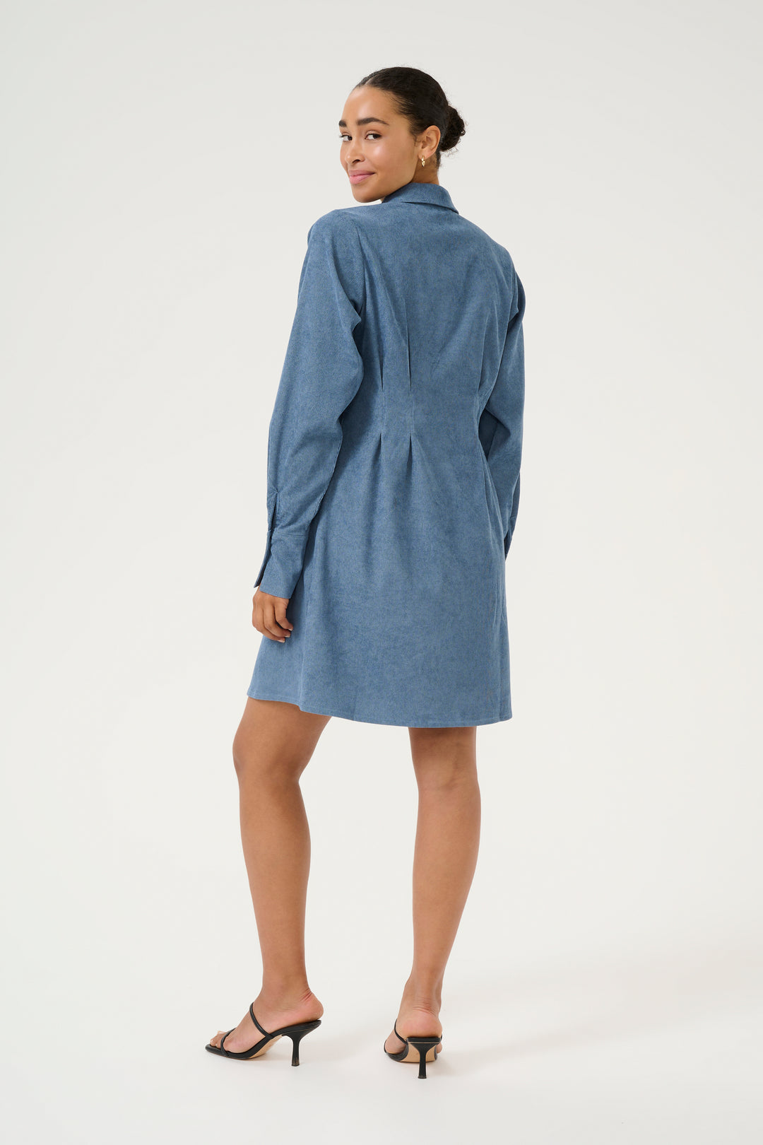 KAFFE KAhermine Shirt Dress Celestrial Blue C.