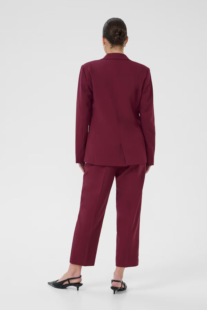 KAFFE KASakura Blazer Windsor Wine