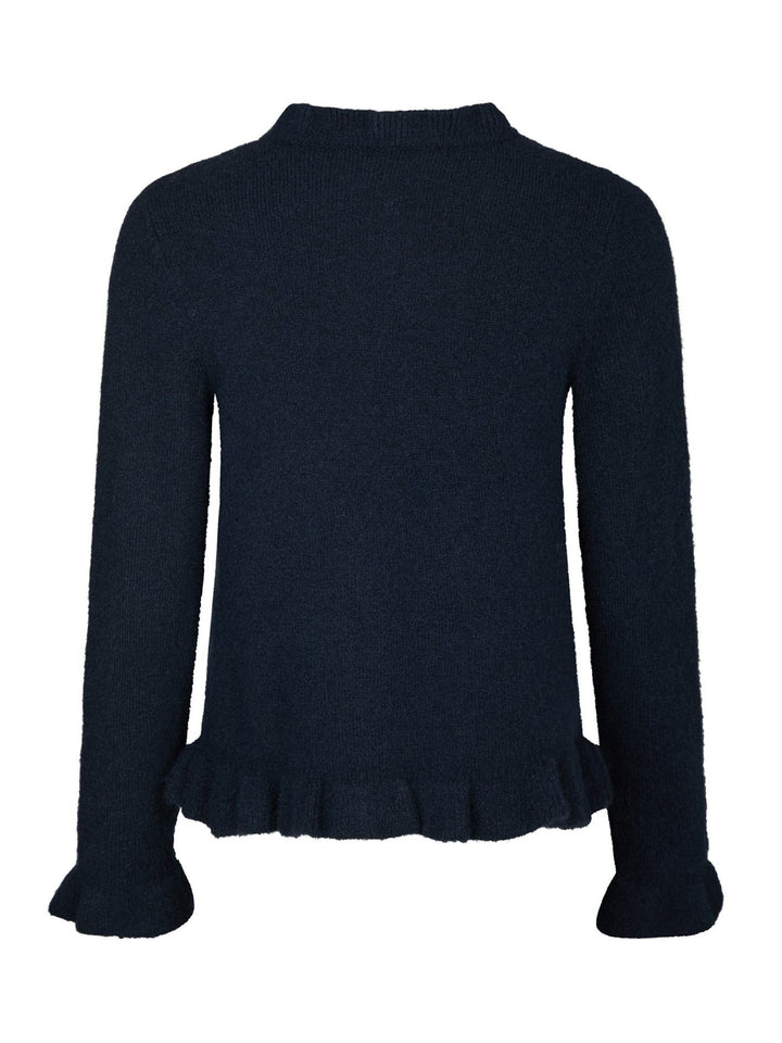 NEO NOIR Elowen Knit Blouse Navy
