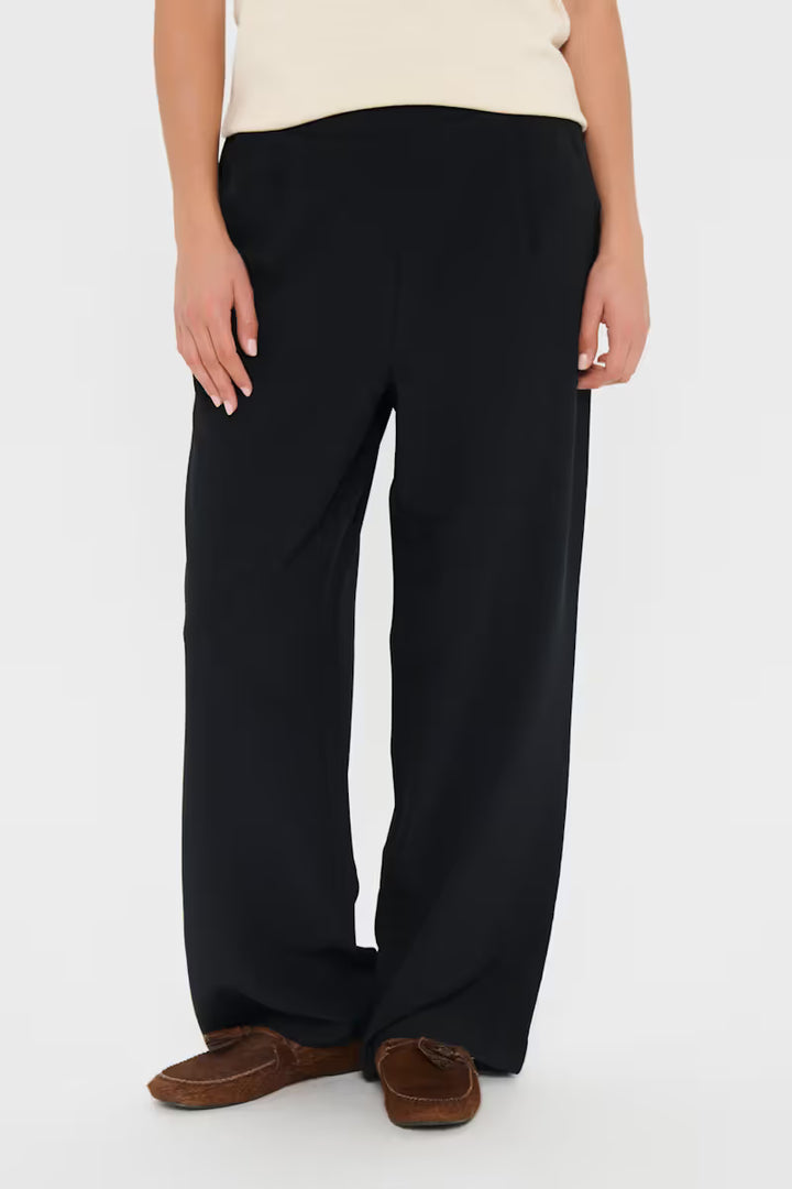 SAINT TROPEZ CelestSZ Wide Leg Pants Black