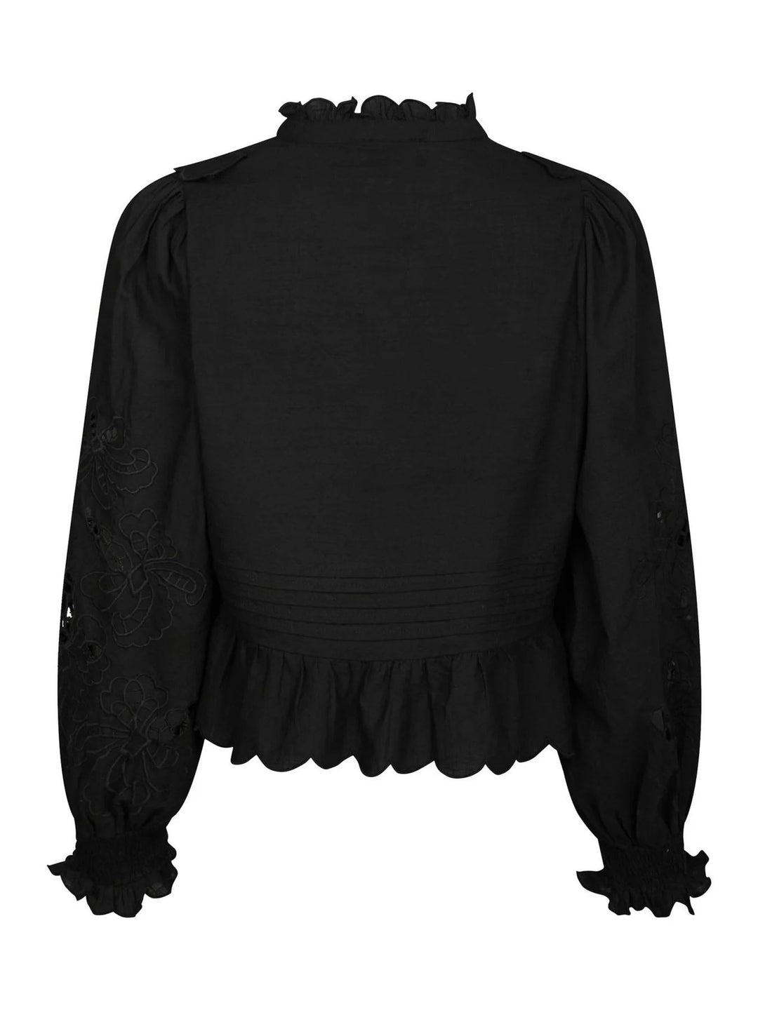 NEO NOIR Petrine Embroidery Blouse Black
