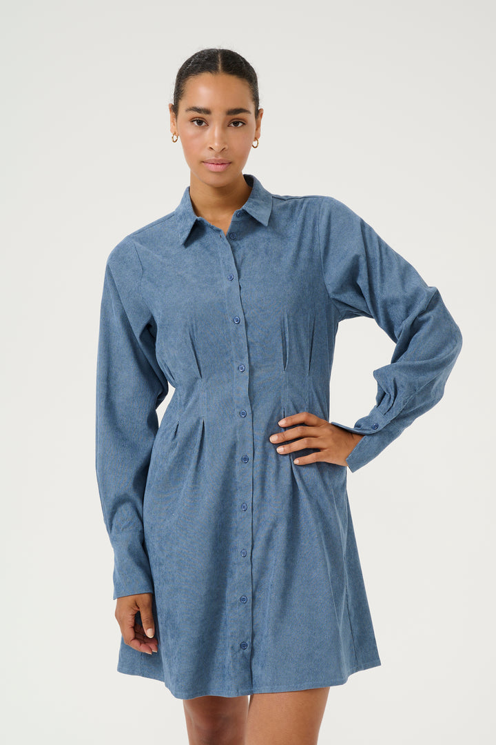 KAFFE KAhermine Shirt Dress Celestrial Blue C.